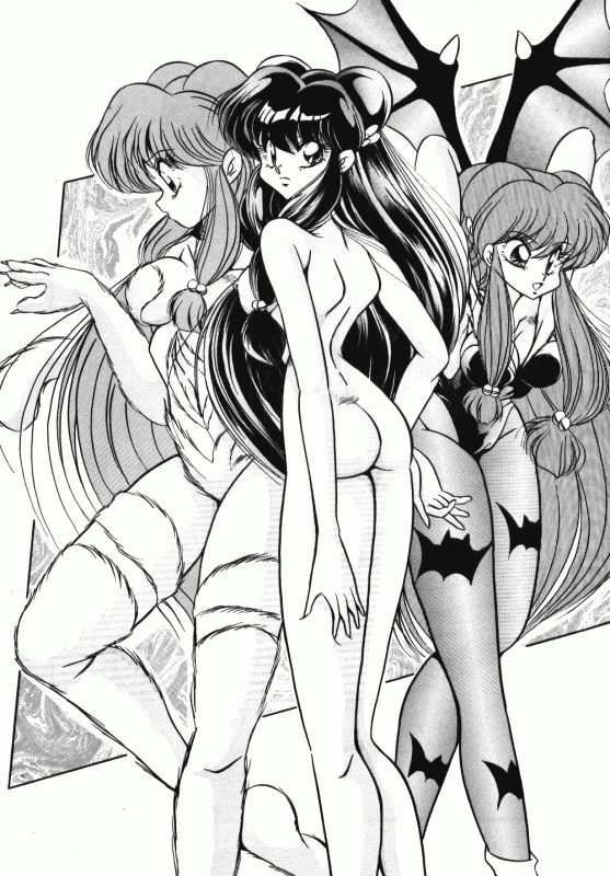 felicia+morrigan aensland+shampoo (ranma 1 2)