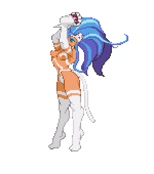 felicia+kuromaru (mugen)